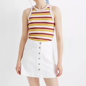 Madewell button down skirt